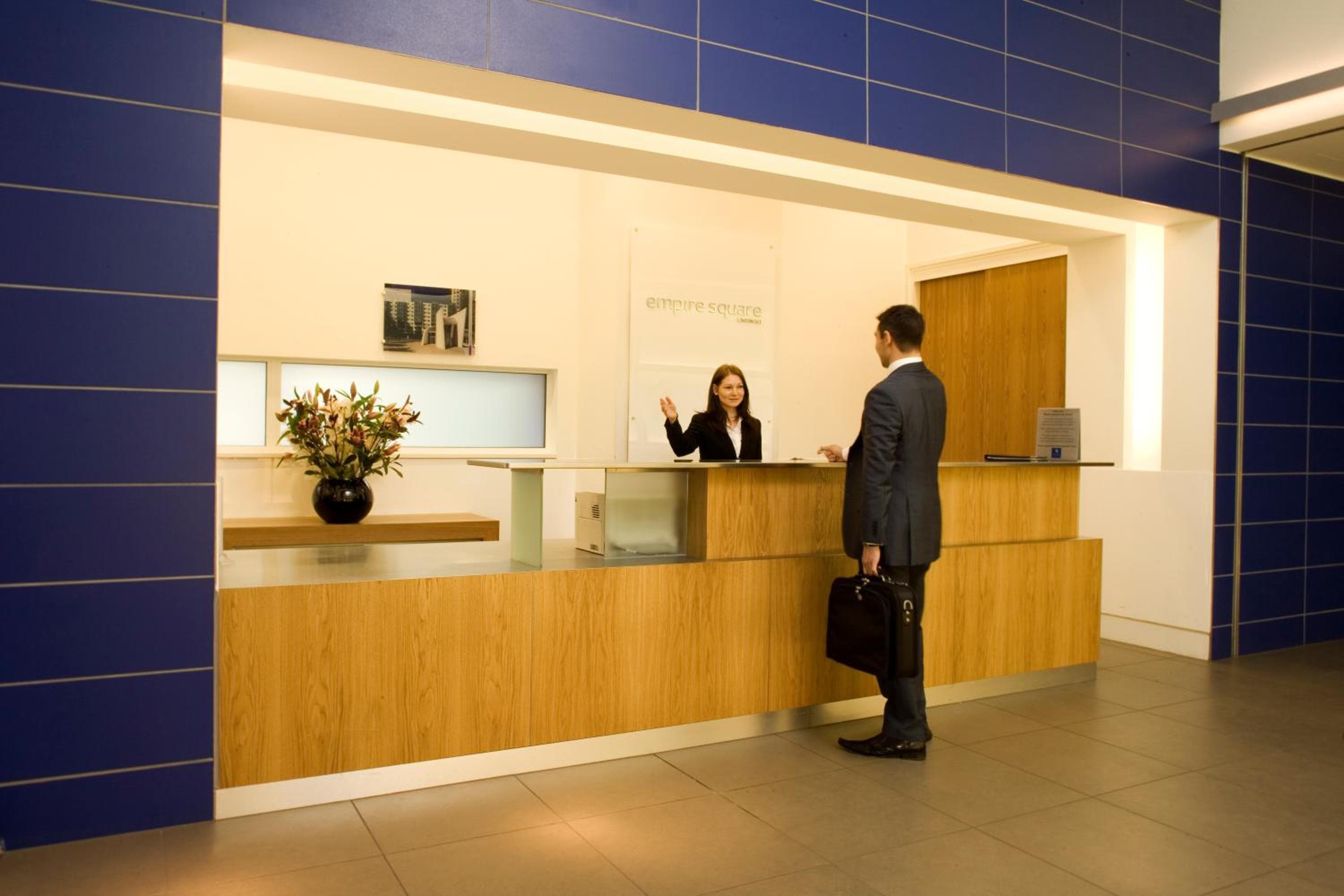hotel reception