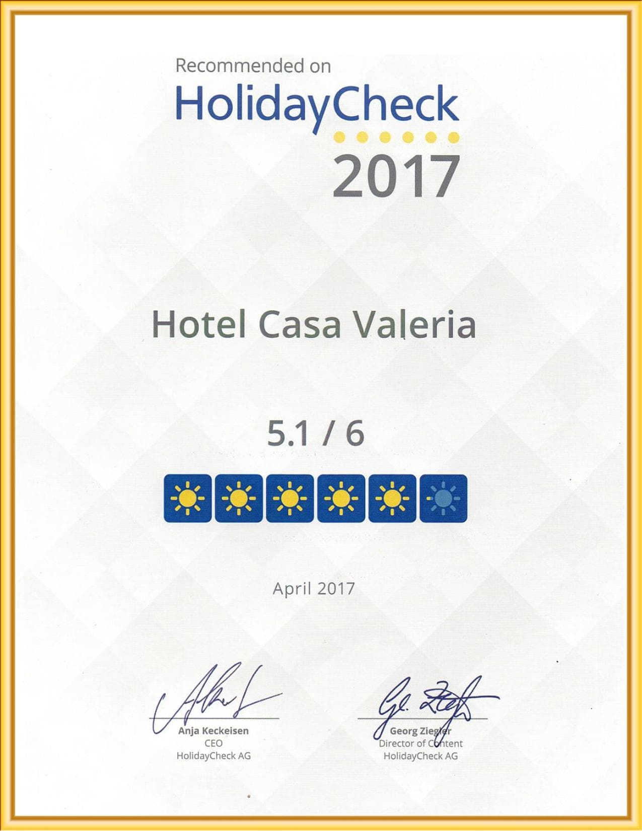 Casa Valeria Boutique Hotel