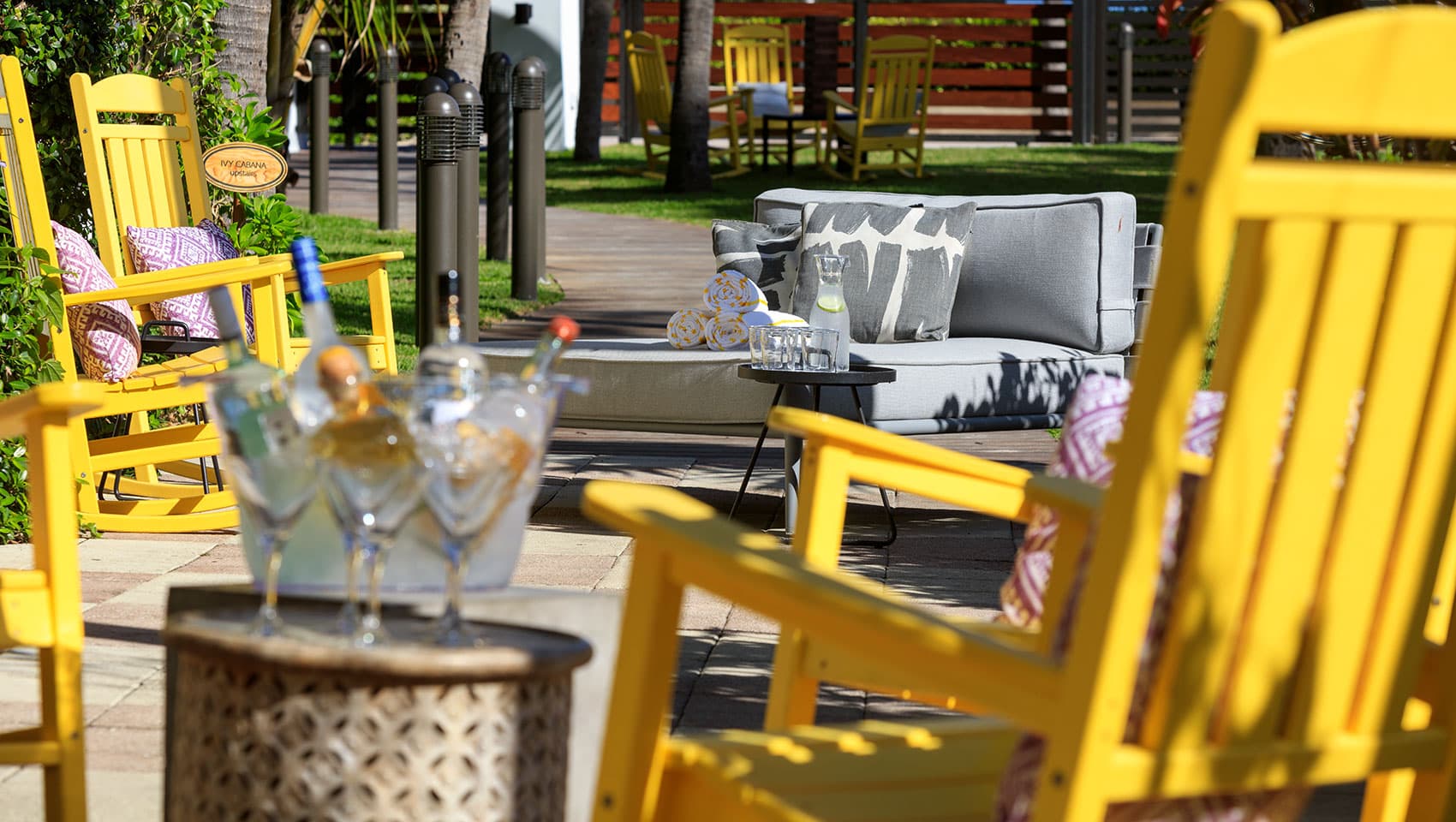 outdoor seating