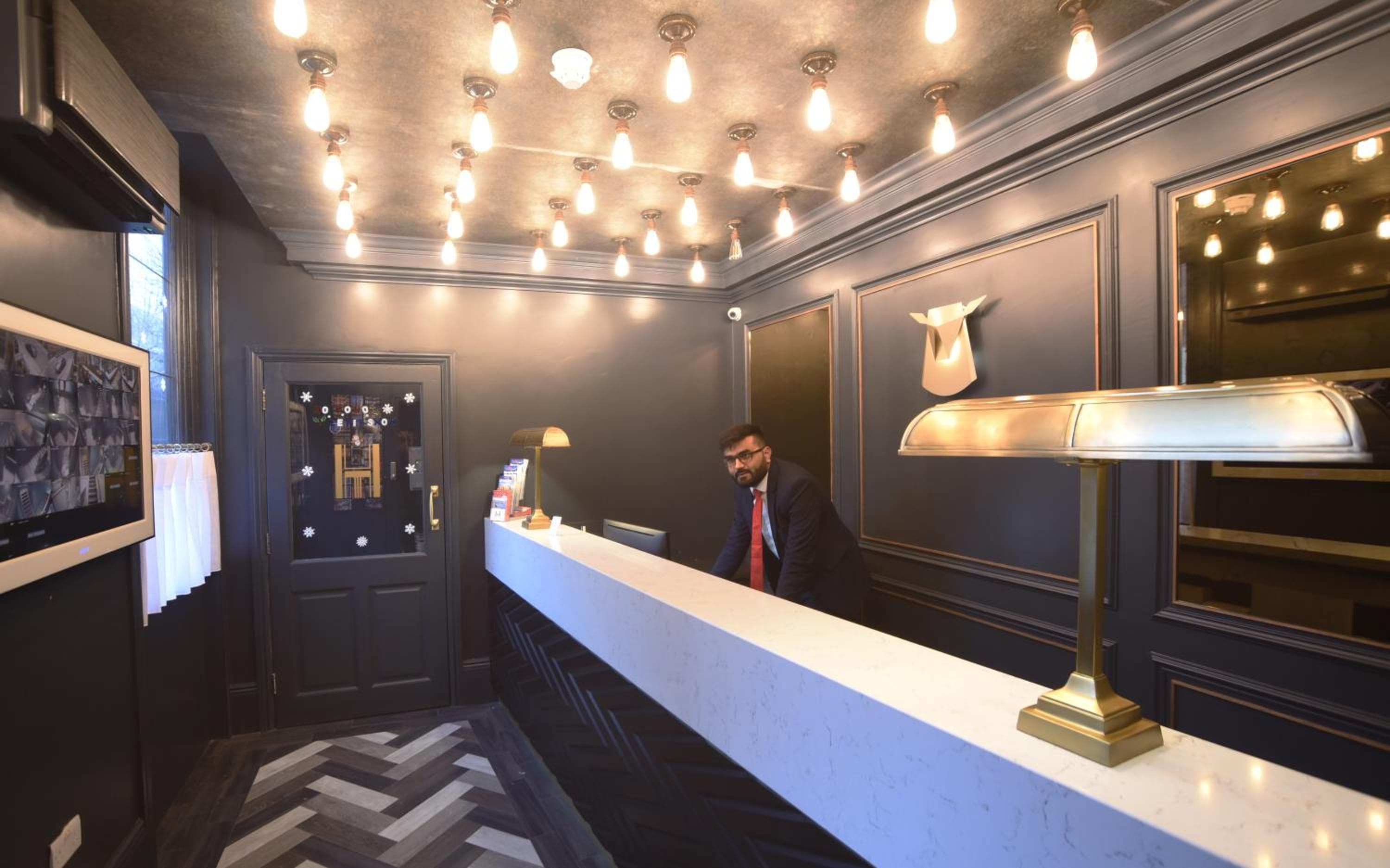 hotel reception