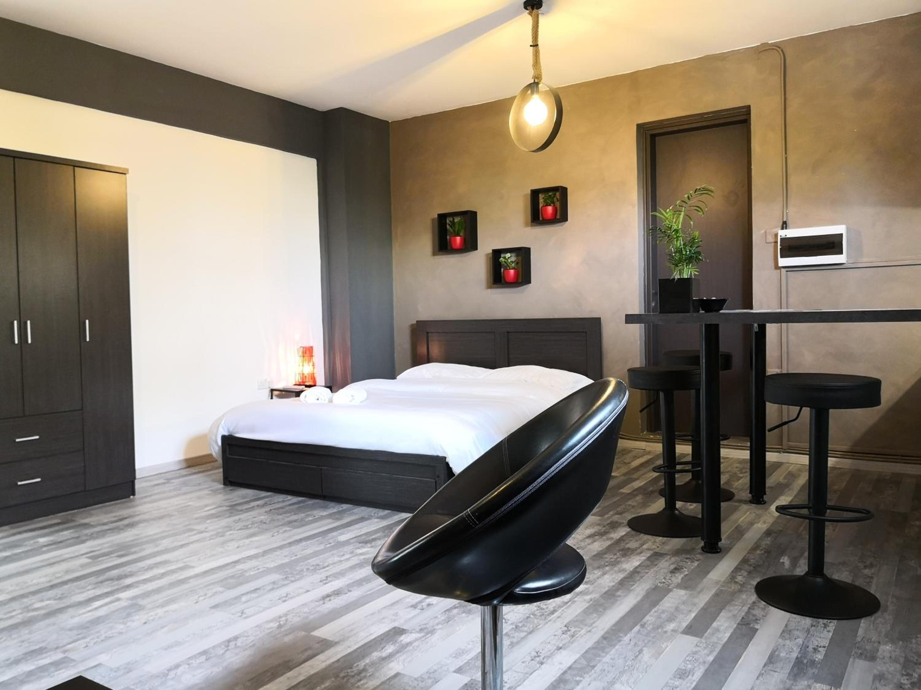 The room