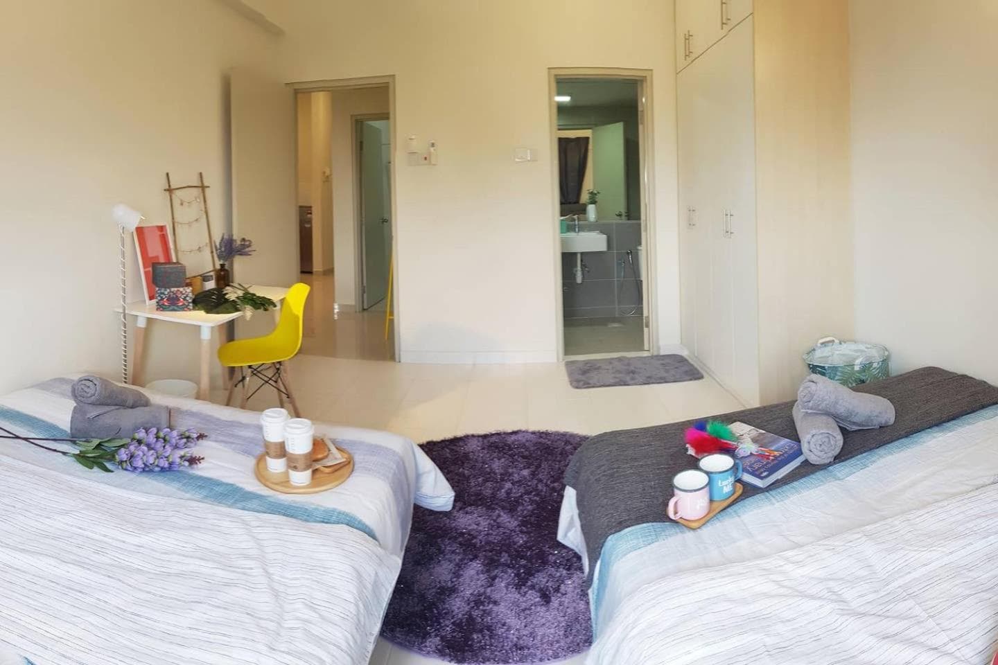 SetiaWalk {BIG GROUP} 2CARPARK 3ROOM WIFI 5min LRT