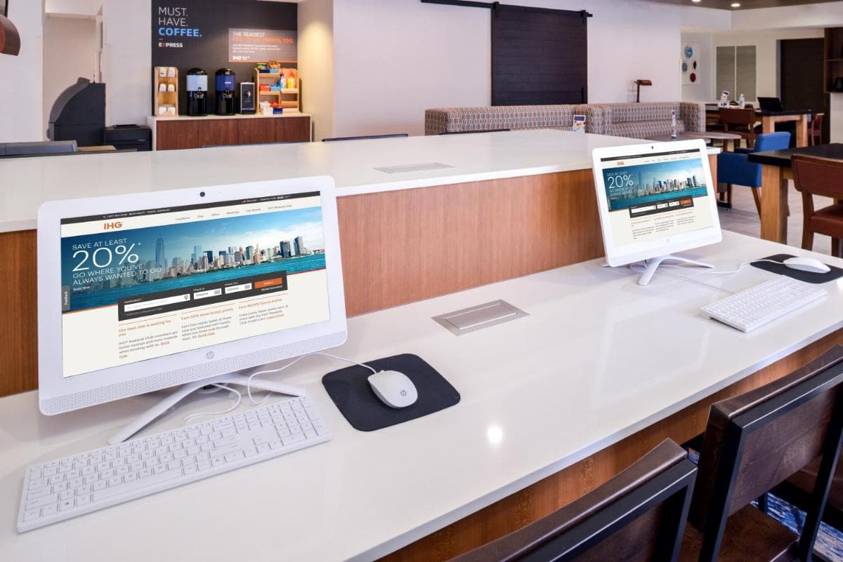 hotel reception
