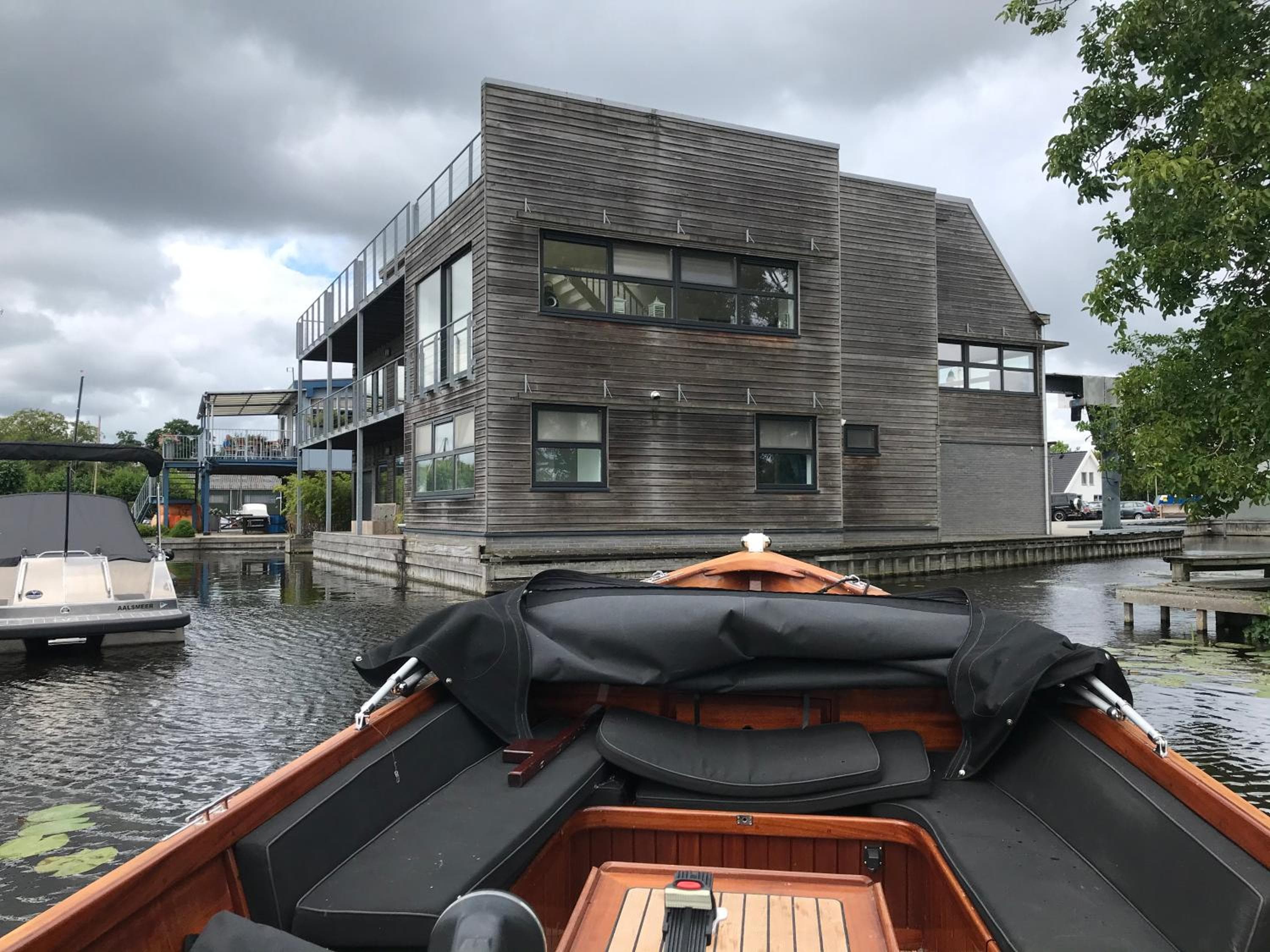 The Boathouse with boat