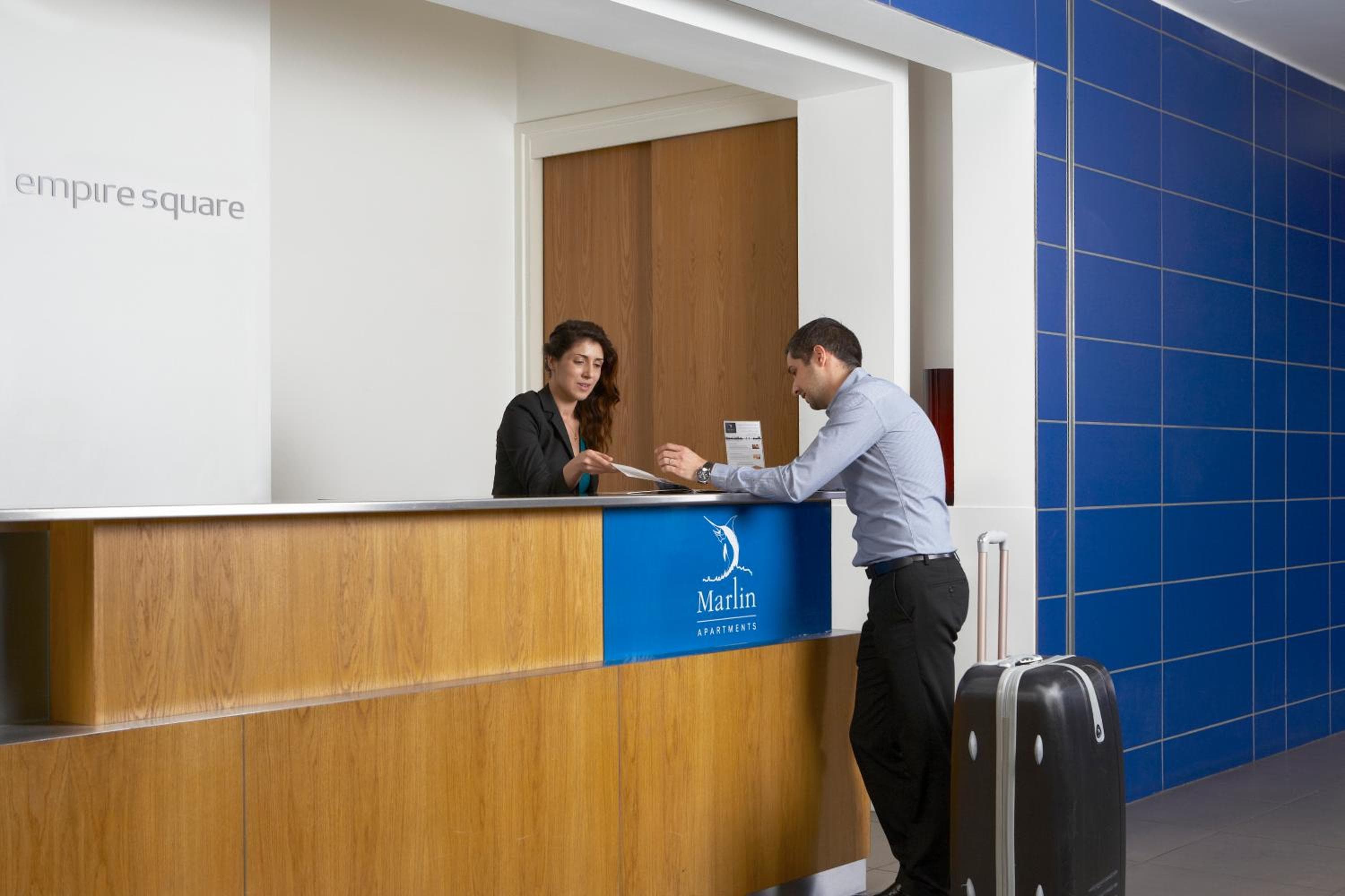 hotel reception