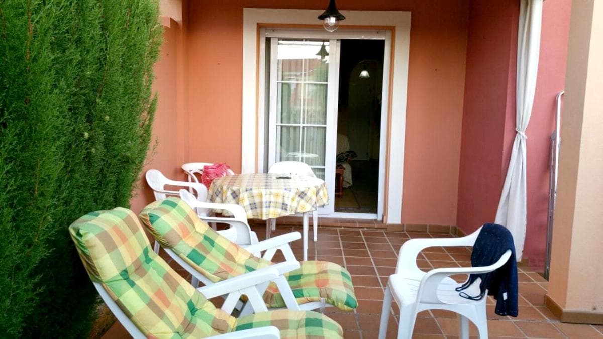 2 bedrooms appartement at Islantilla 700 m away from the beach with shared pool and furnished terrace