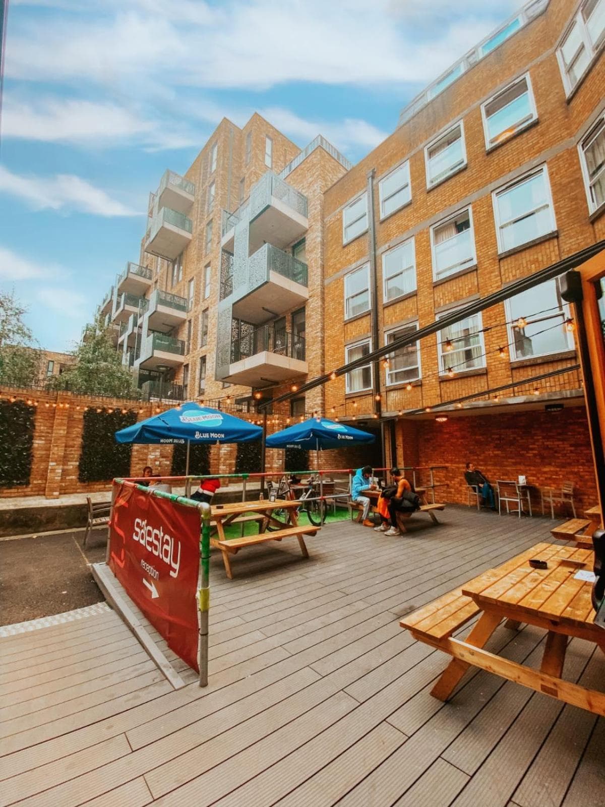 outdoor bbq area