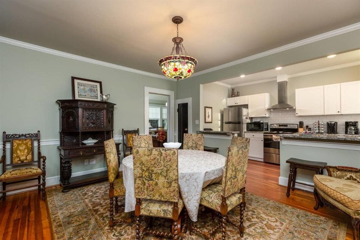 Renowned historic home downtownacross from park