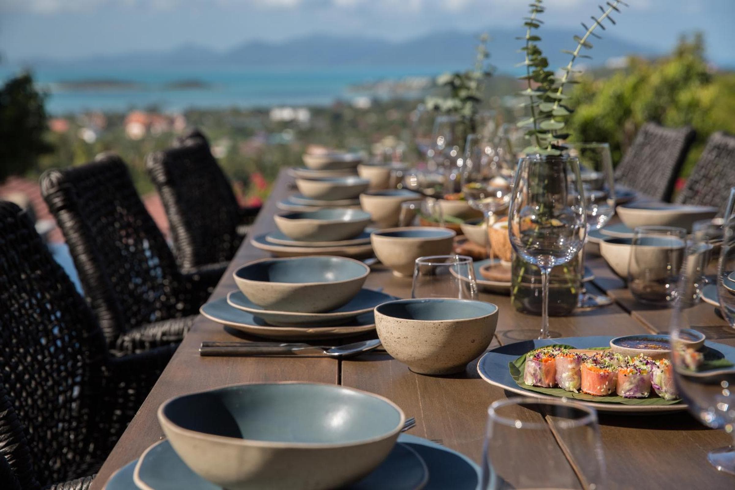 Villa Orca, stunning sea views, designer villa, breakfast, full service with private dining, Plai Laem