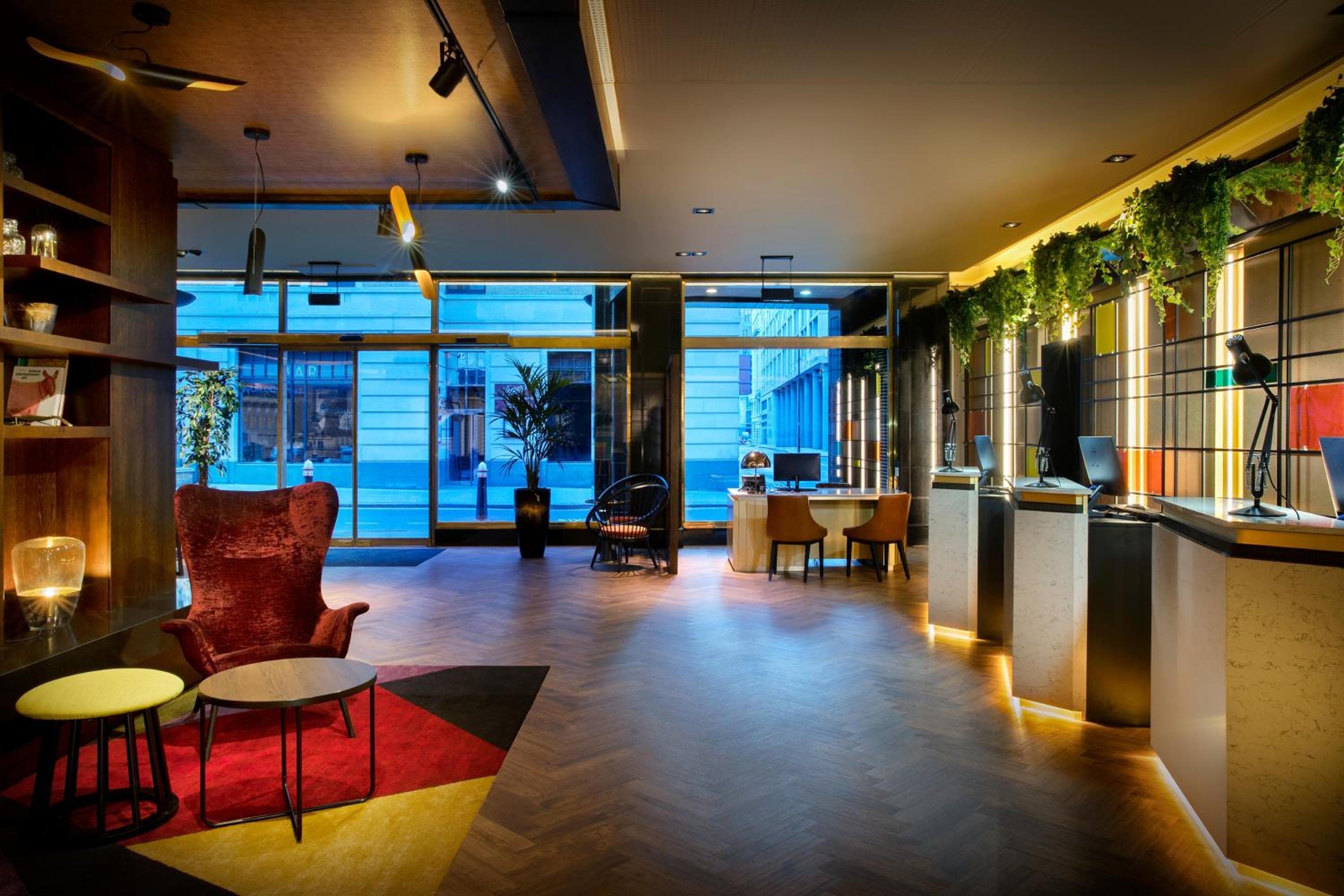 hotel reception
