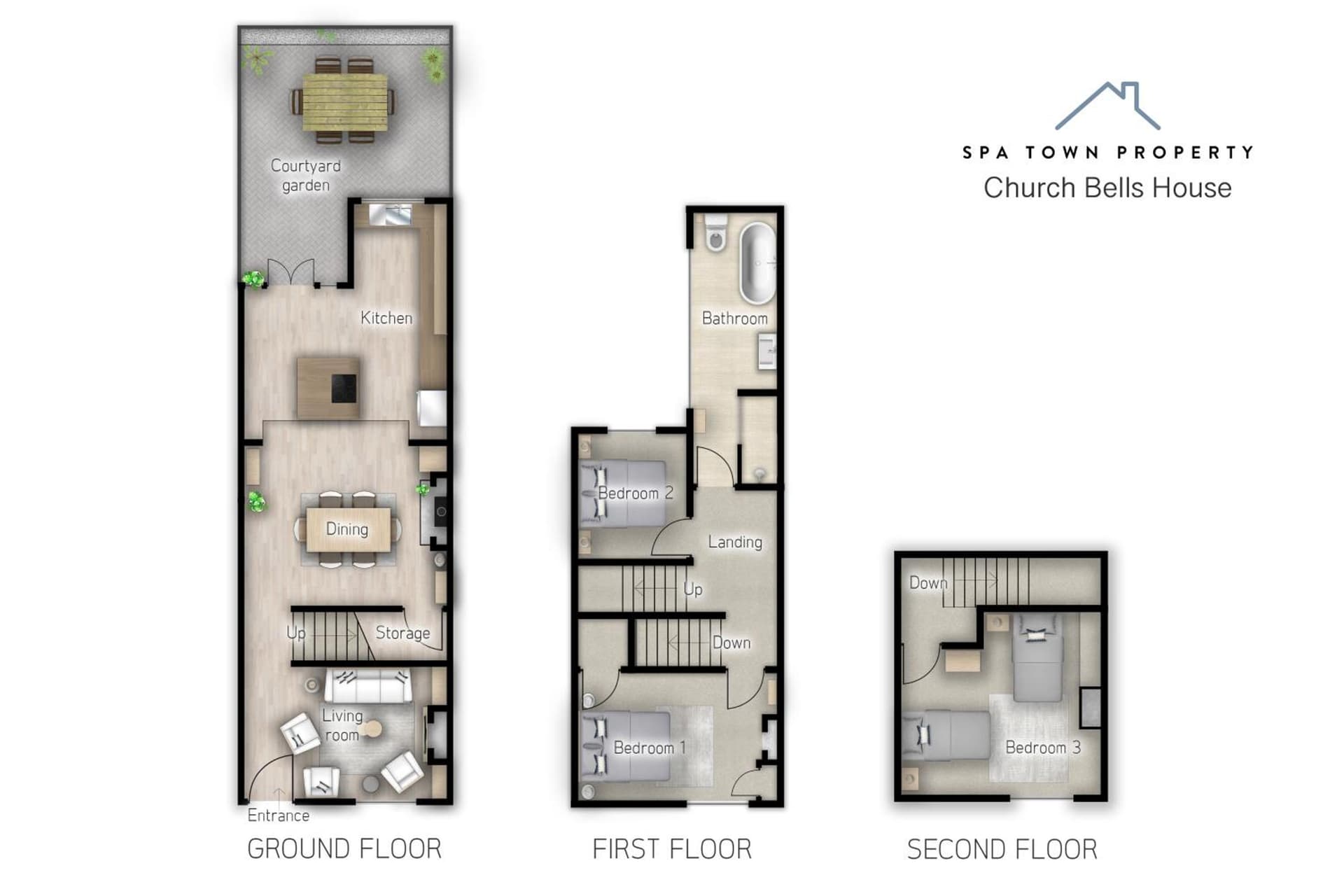 Church Bells House by Spa Town Property - 3 Bedroom Georgian Townhouse in Central Warwick