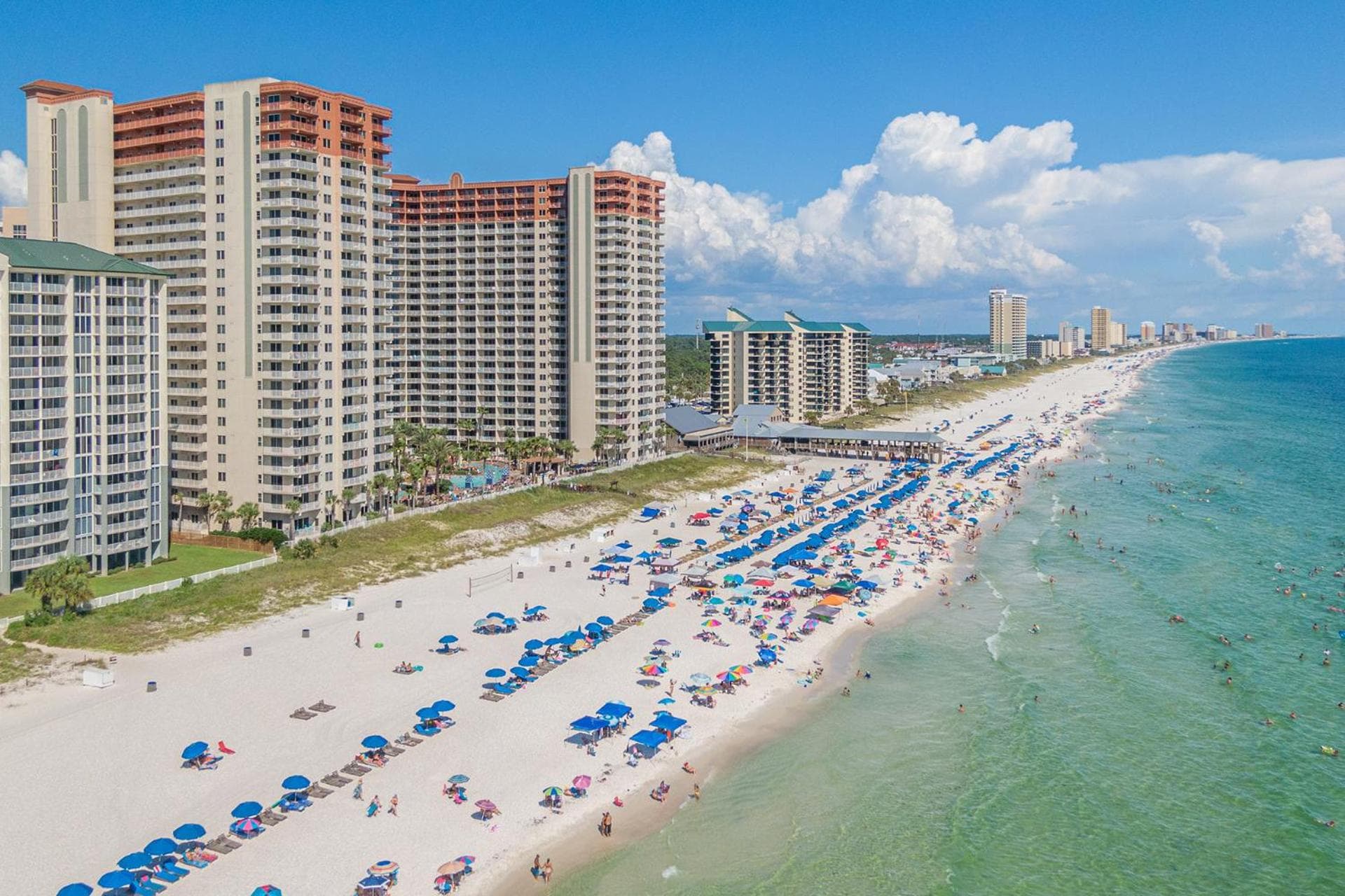 Gulf-front Shores of Panama 3rd Floor RENOVATED - Beach Service Included