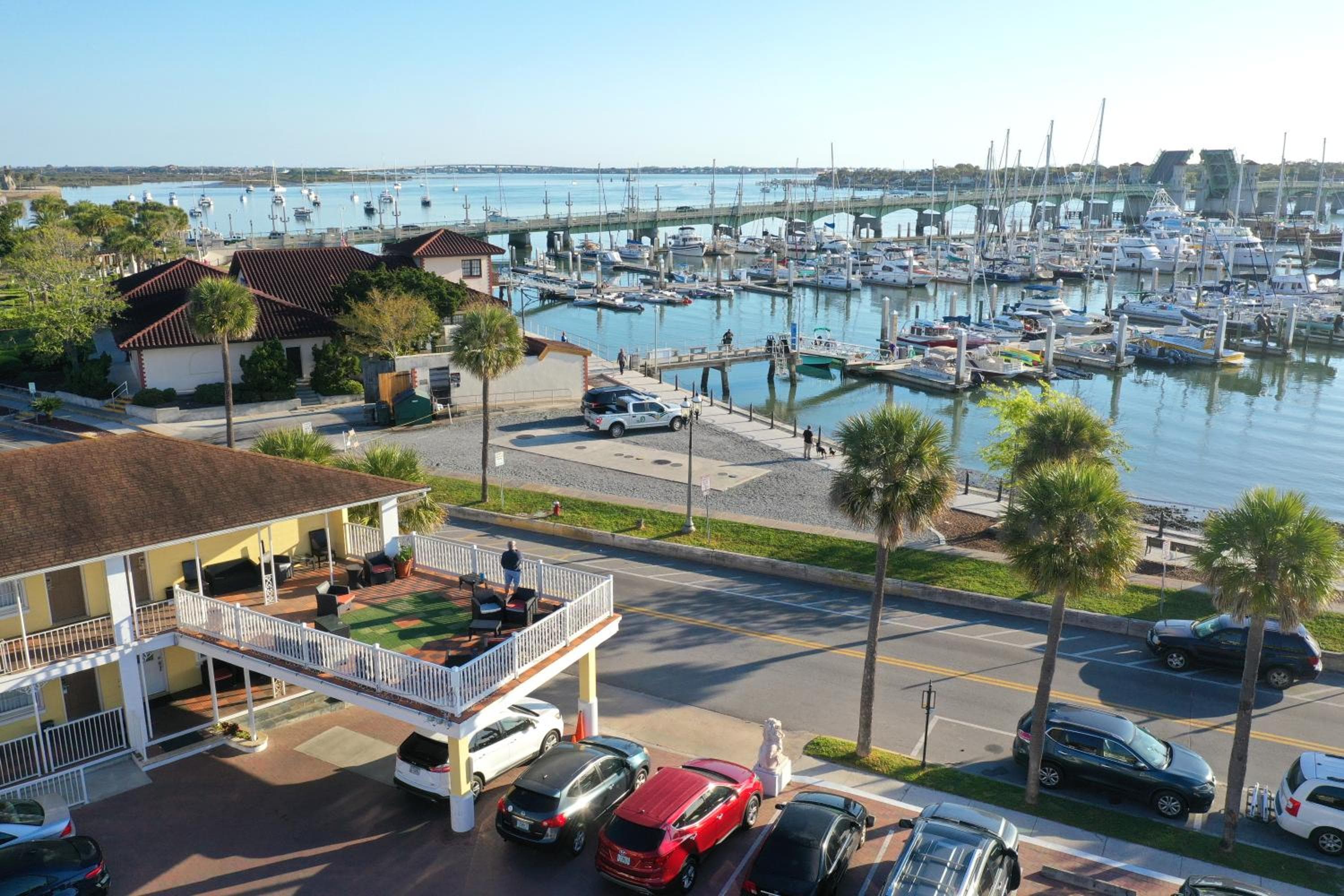 Historic Waterfront Marion Motor Lodge in downtown St Augustine