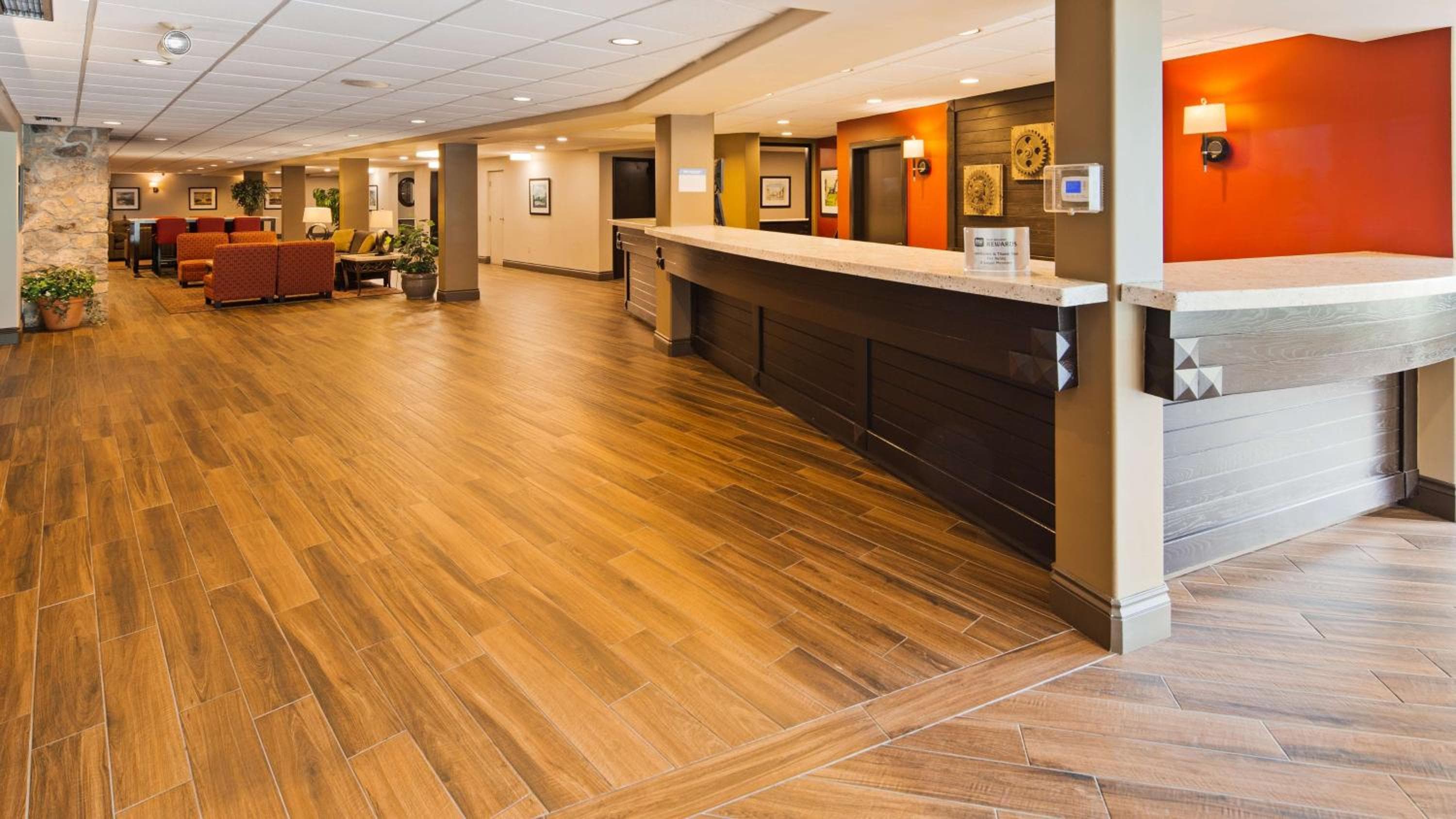 hotel reception