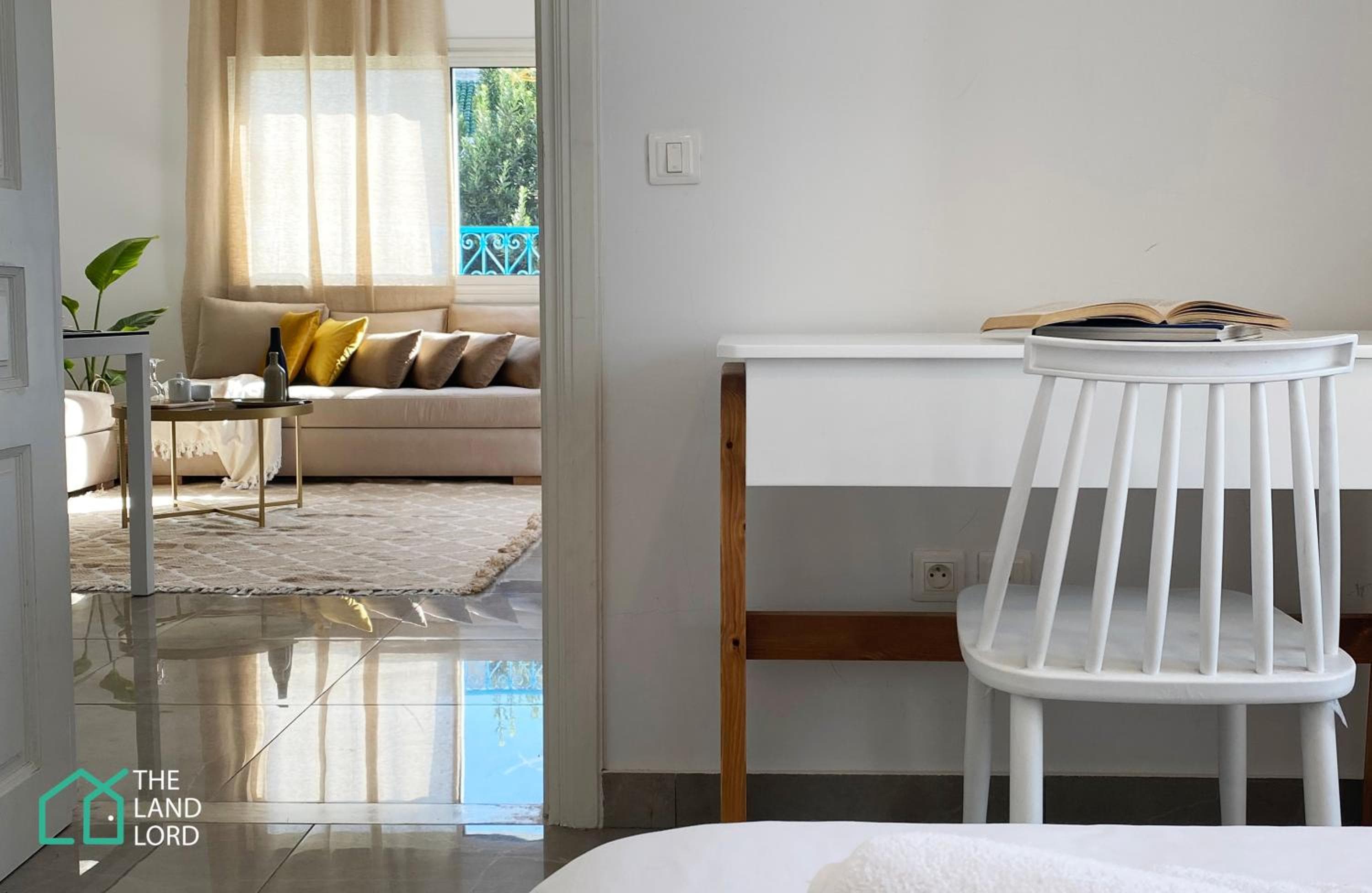 Le Safran - apt renove, spacieux et central a Marsa