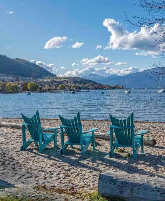 Top Floor on Okanagan Lake with AC & Heated Pool