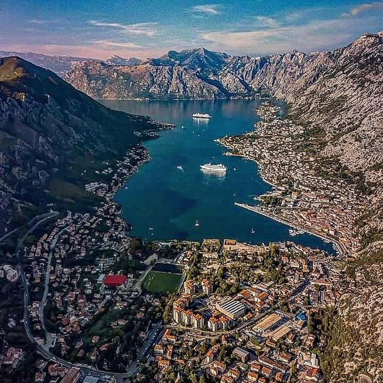 Old town Kotor Square
