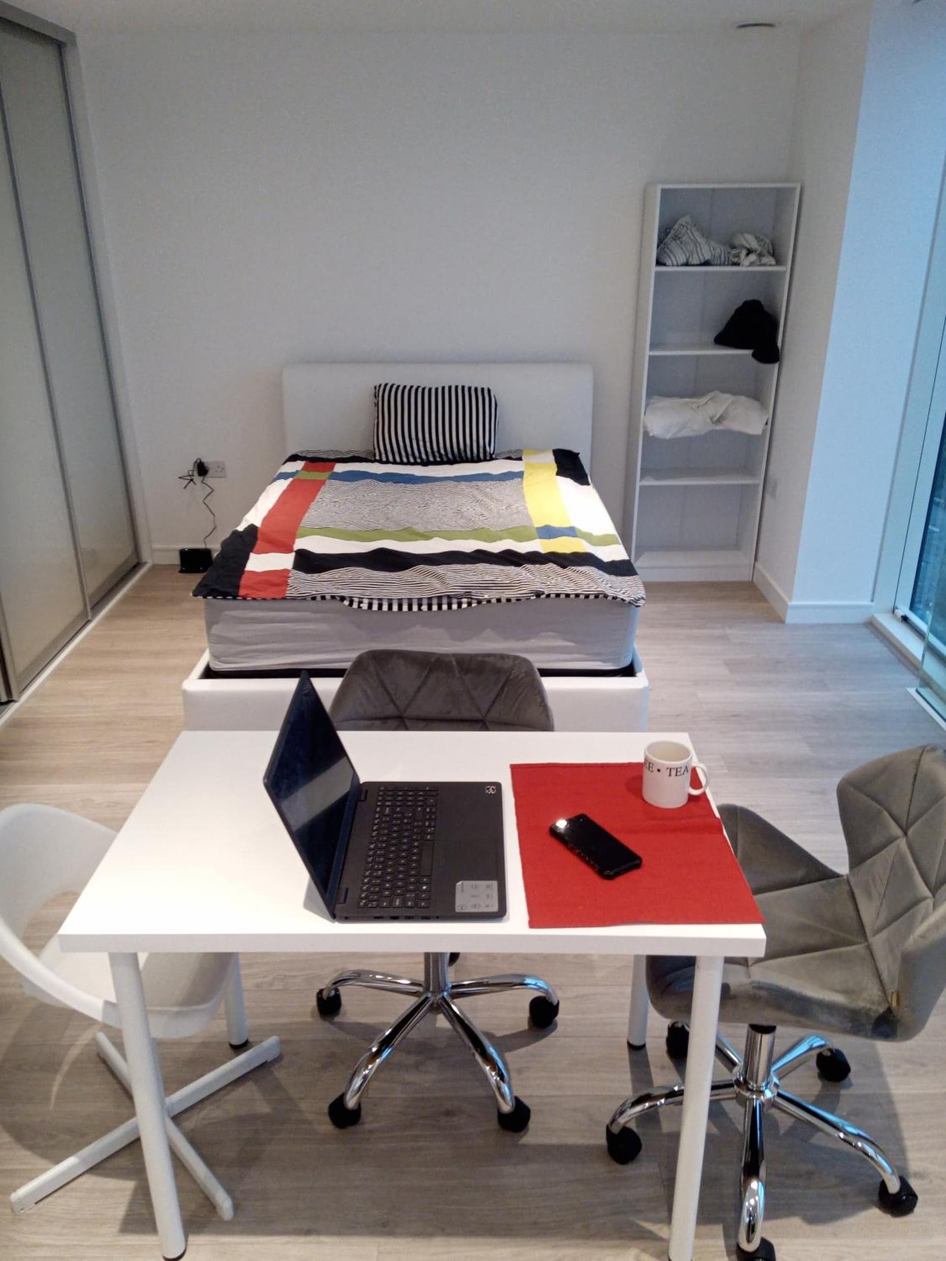 FREE GYM High floor studio for work 1Gb WiFi