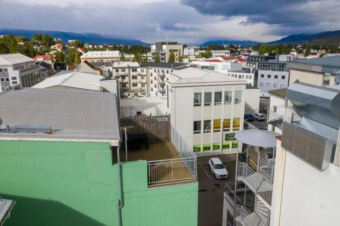 Penthouse on the main street, town center Akureyri