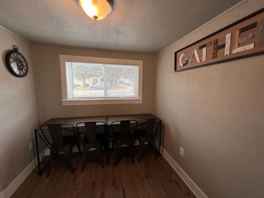 Roomy single bedroom with a huge back yard