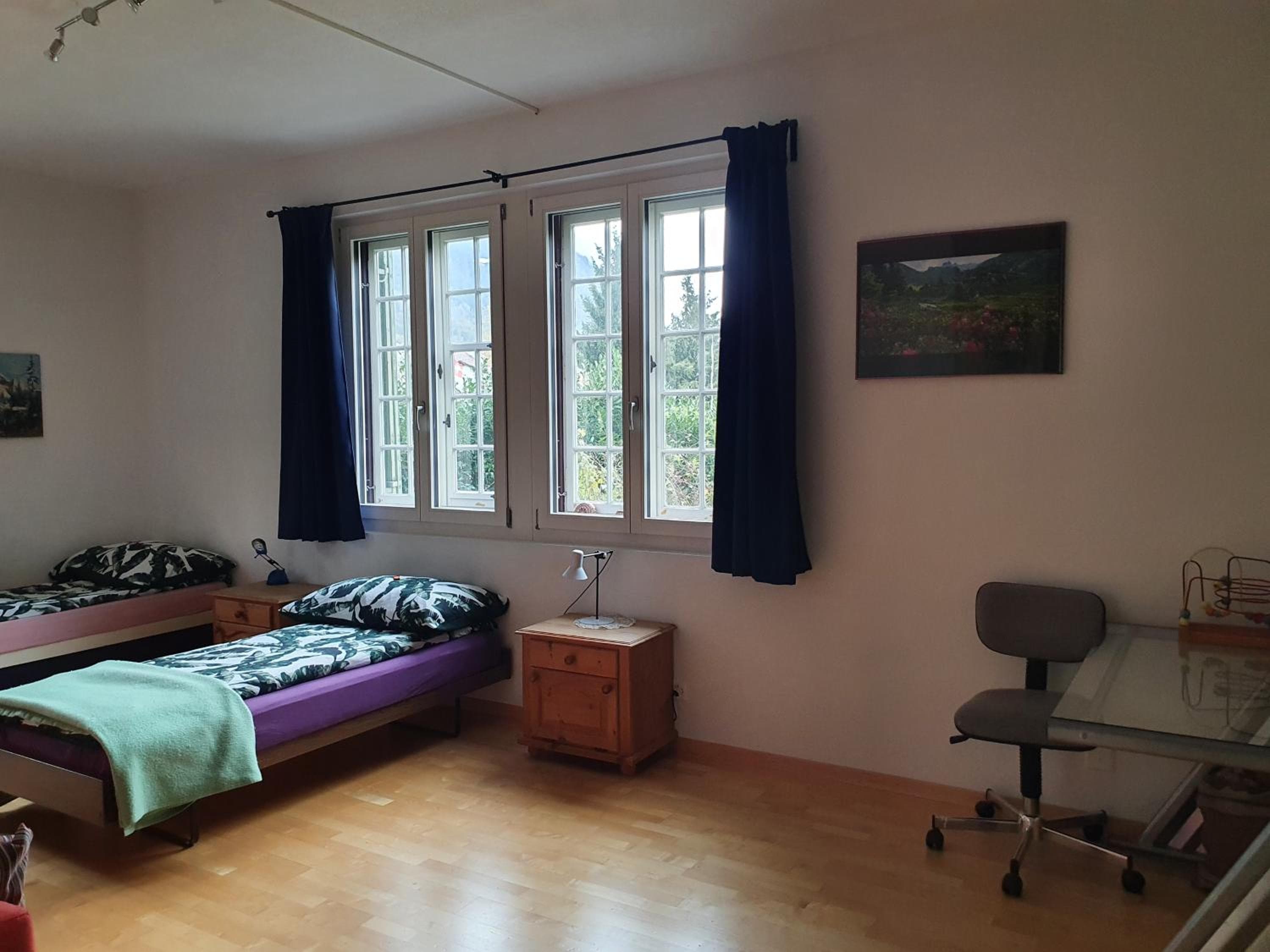Zentral gelegene Wohnung mit grossem Garten