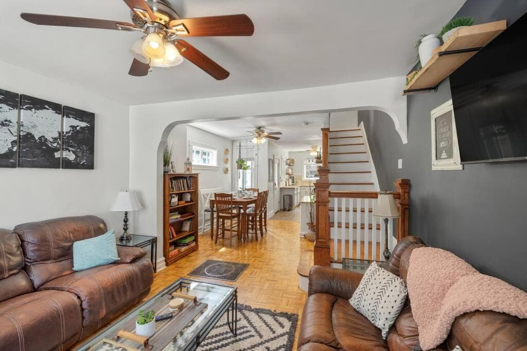 Rare City Home w/ Backyard Fire-pit & Hottub