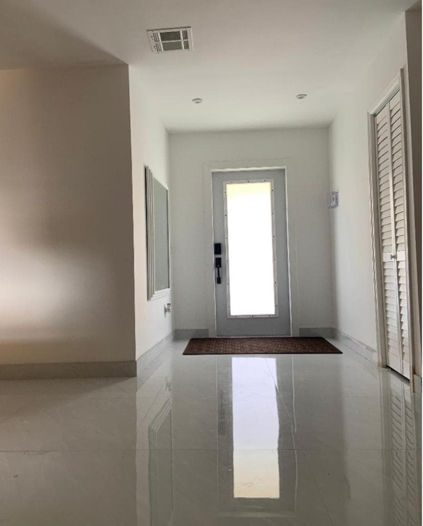 small room with sharing bathroom