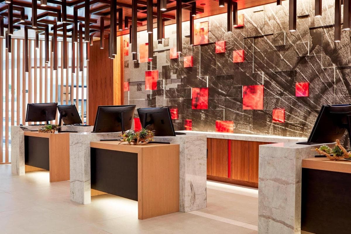 hotel reception