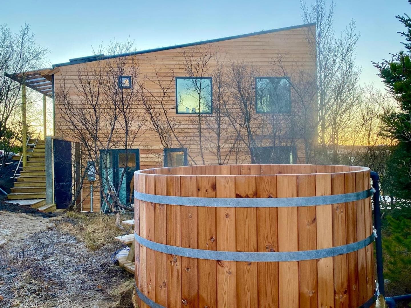 The Oak house - Designers private Northern lights geothermal Villa