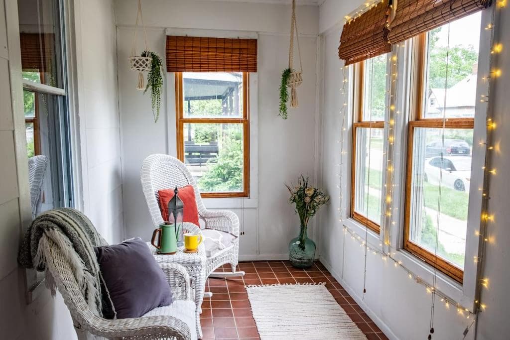Scandinavian style, kid/pet friendly, foosball!