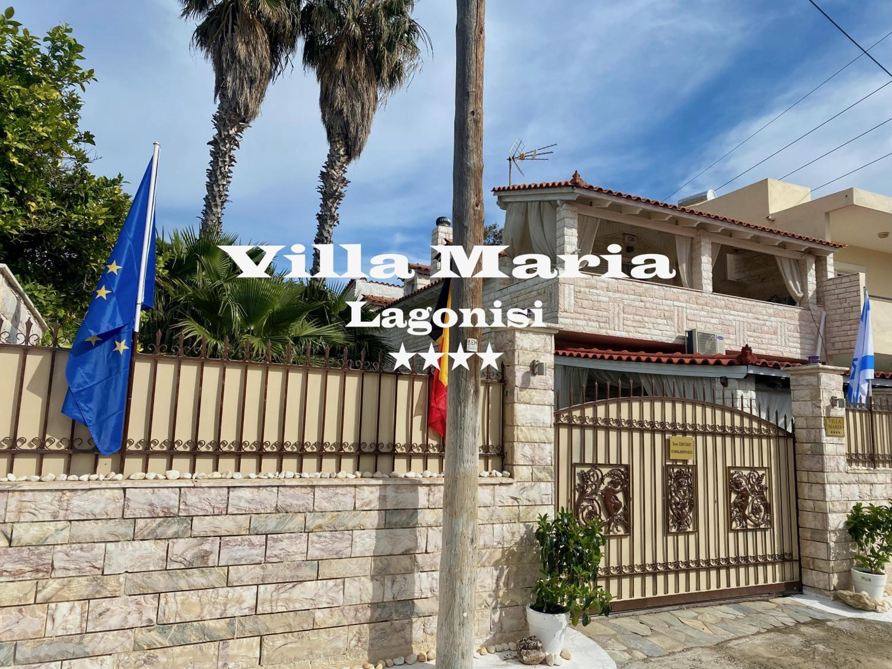 Villa Maria Lagonissi - Private Villa upstairs with exclusive access to pool & outside areas