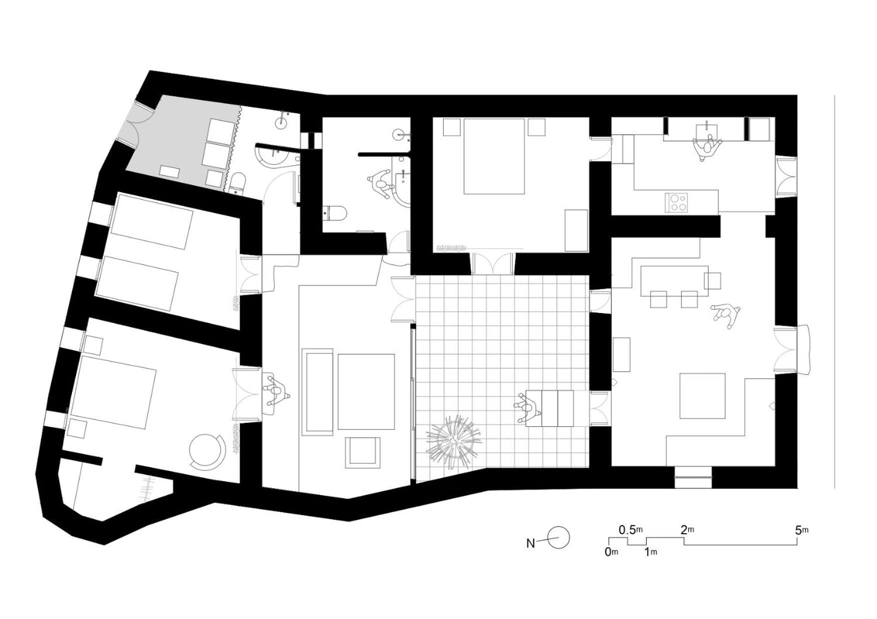 Casa Lupe. Art-inspired courtyard house in Teguise