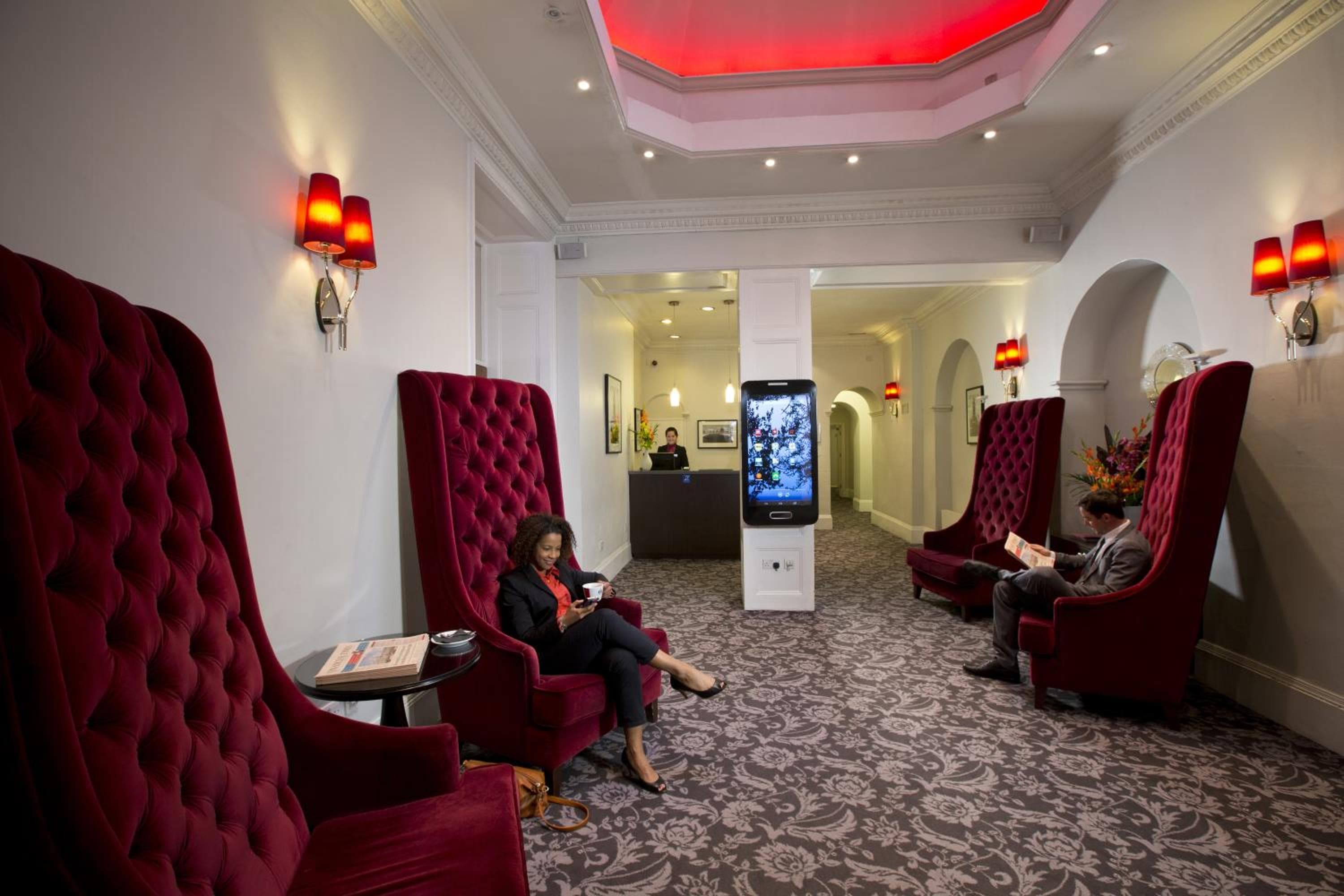 hotel reception