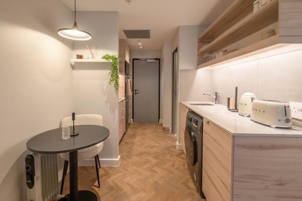 Cityscape Haven: Stylish Studio