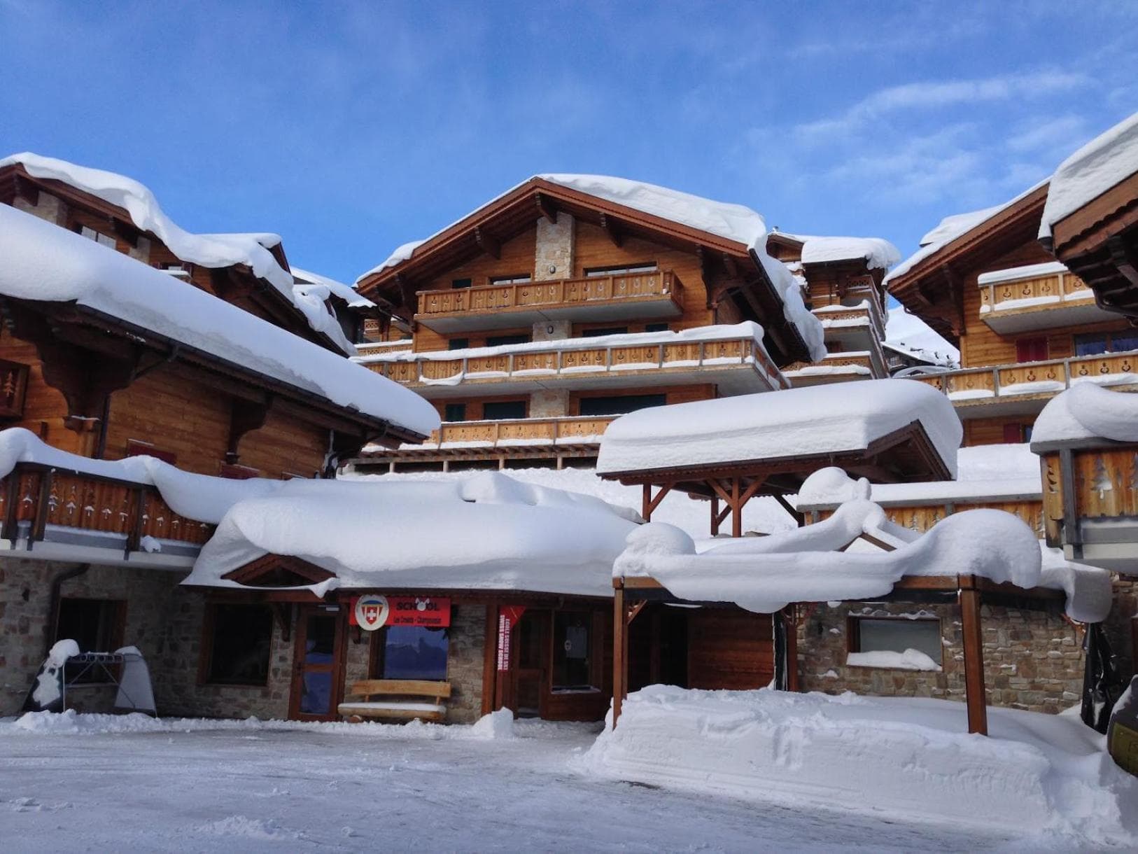 Family friendly appt on the slopes