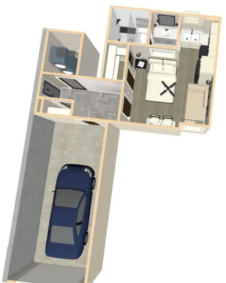 Modern Studio Basement with Private Entrance