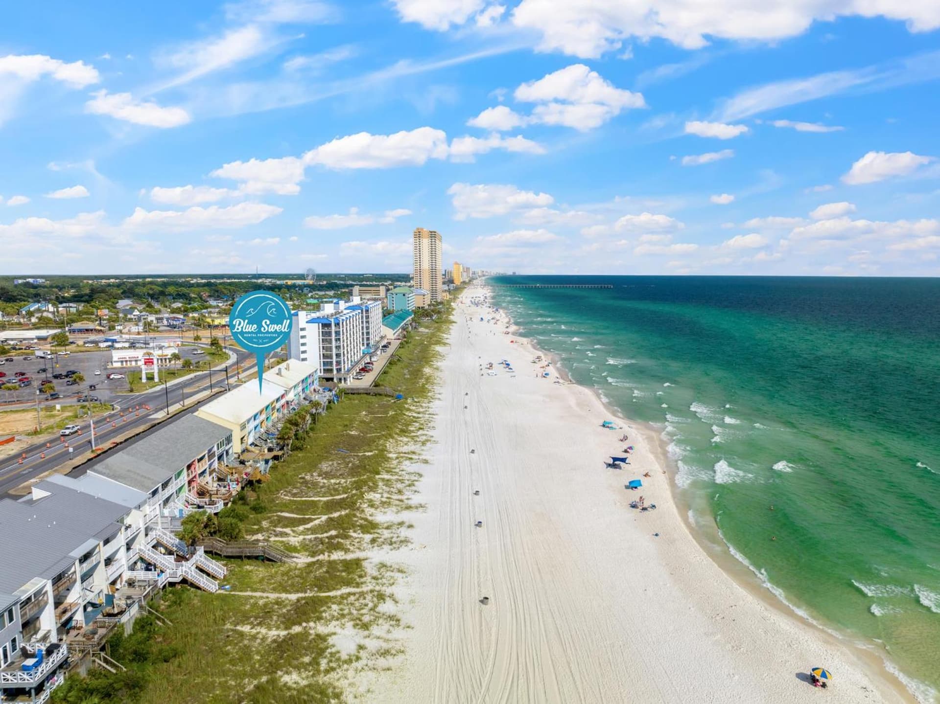 2BD/25BA Gulf Front Townhome near Pier Park! Gulf Views! Beach Access!