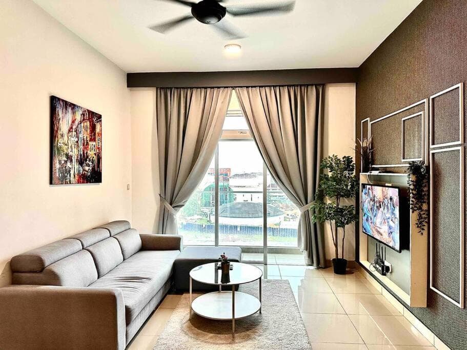 Aesthetic Home Twin Galaxy -2BR- Free Shuttle Bus by Cowidea