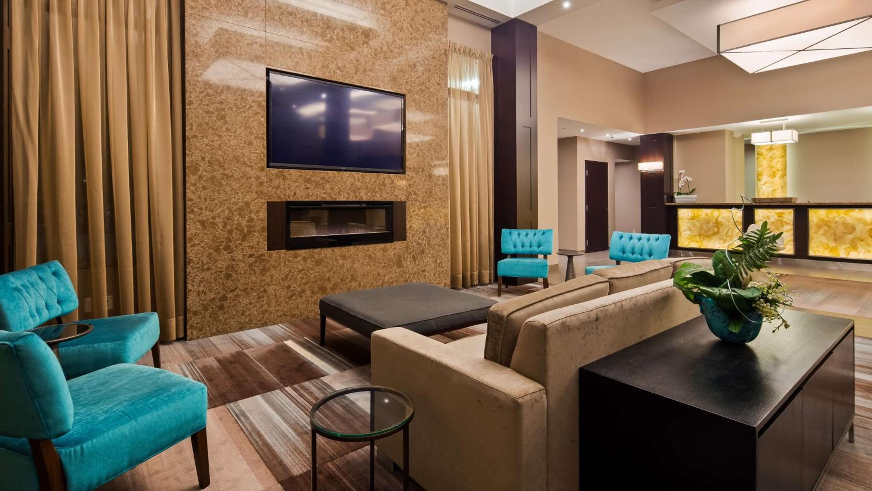 hotel reception