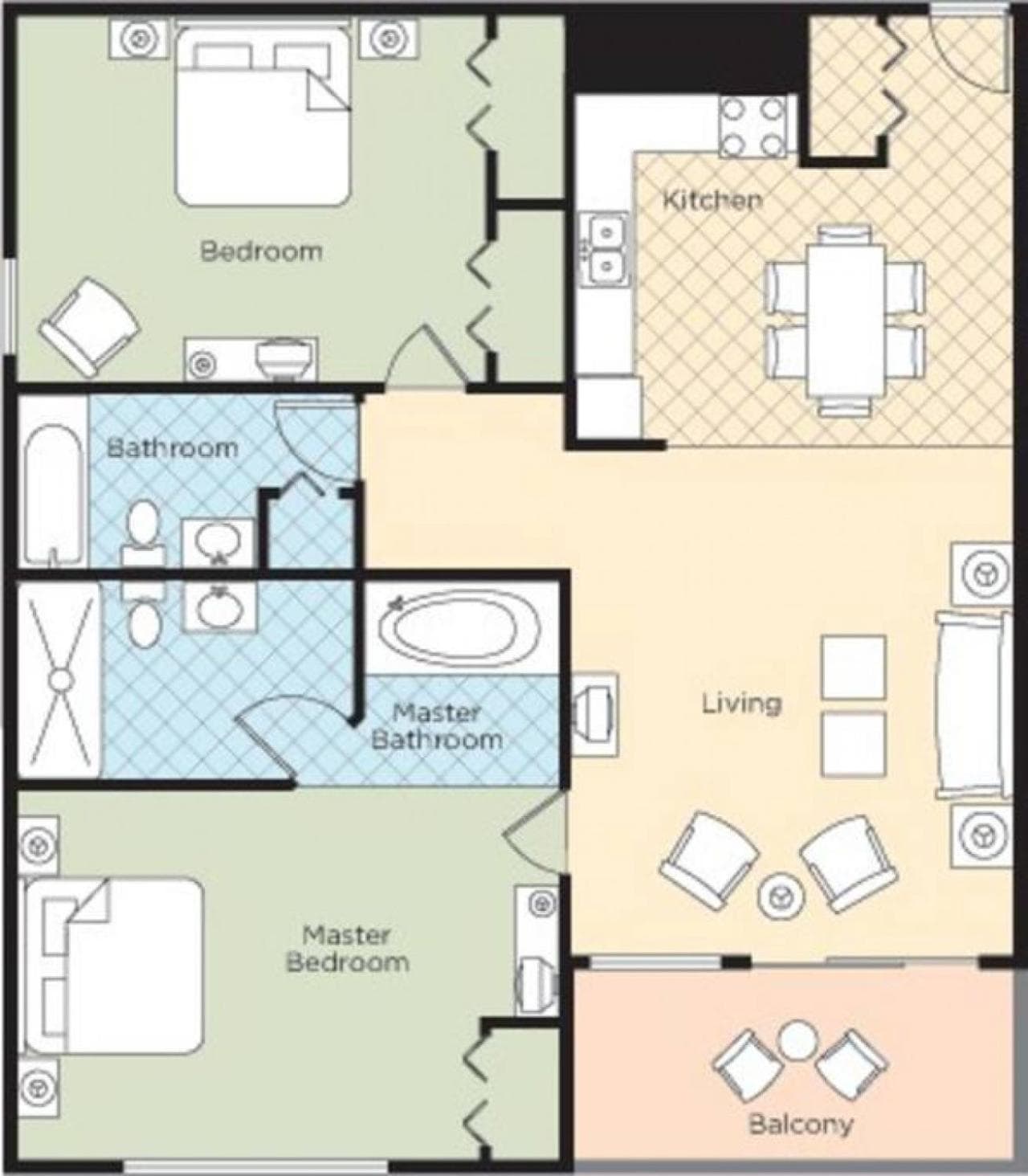 Wyndham Skyline Tower 2 BR
