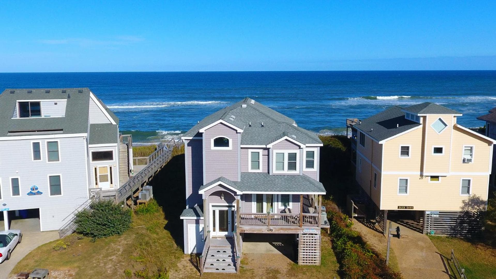 OCEANFRONT, Ocean Views, ELEVATOR, Private Beach Walkway, BB14, Heart Of Duck