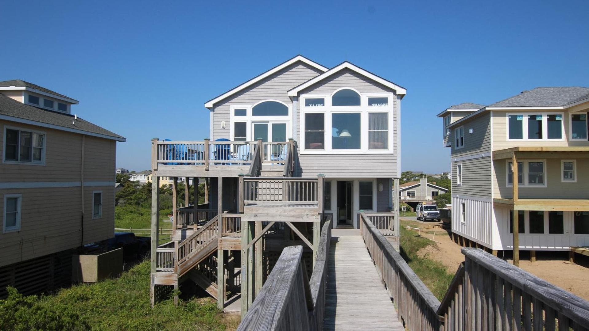 OCEANFRONT, Ocean Views, ELEVATOR, Private Beach Walkway, BB14, Heart Of Duck