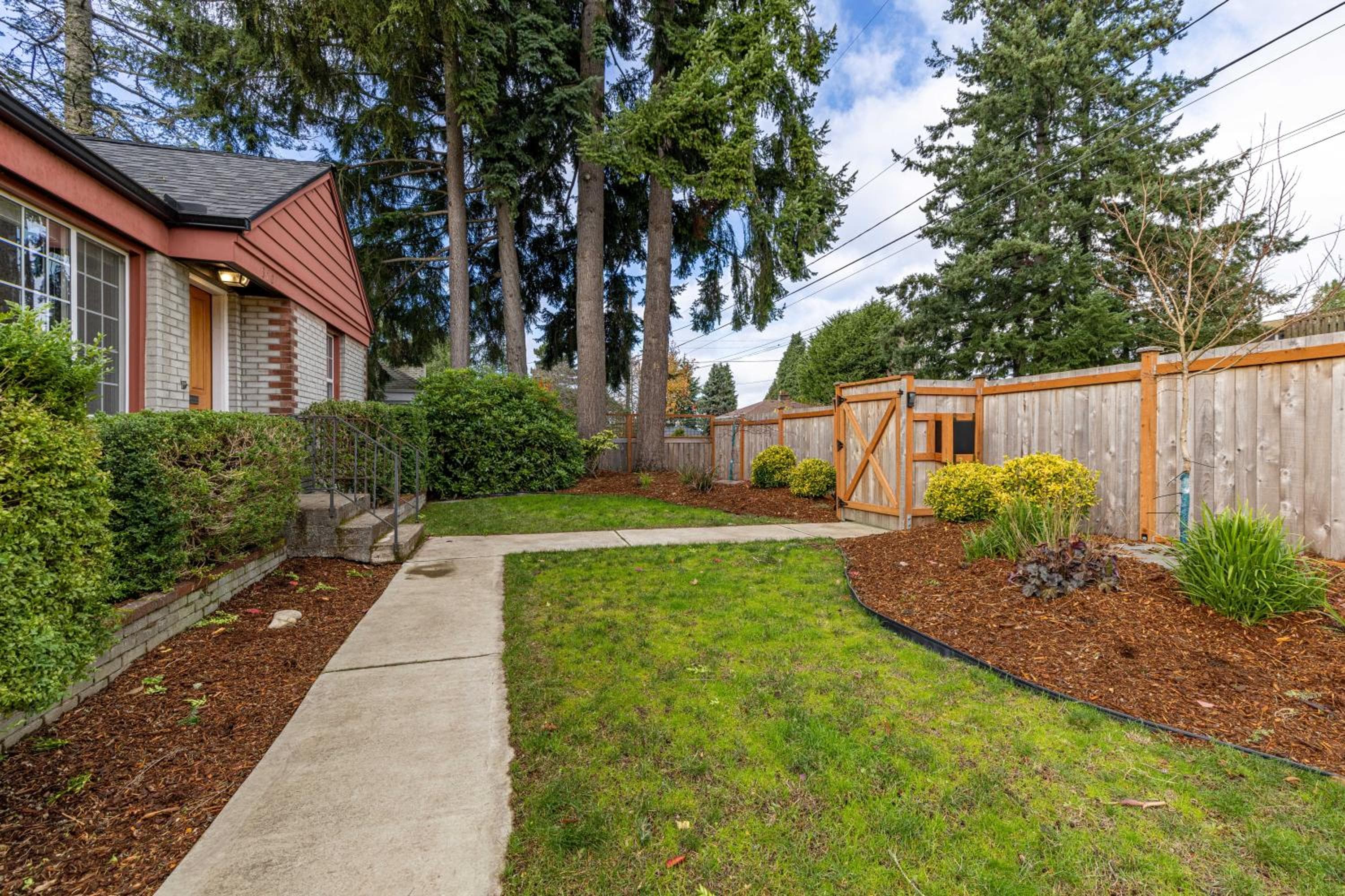 Remodeled Home Fenced Yard Outdoor Fireplace