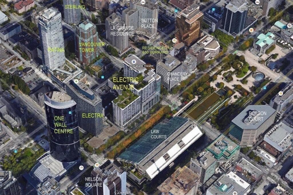 Downtown Vancouver 1-bedroom condo high-rise
