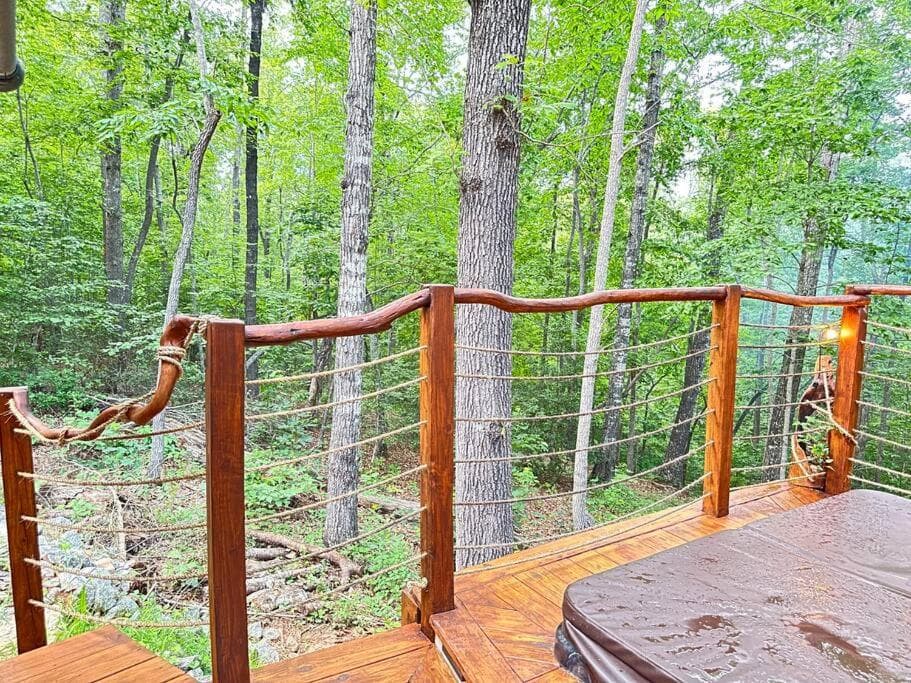 Secluded RV with private hot tub