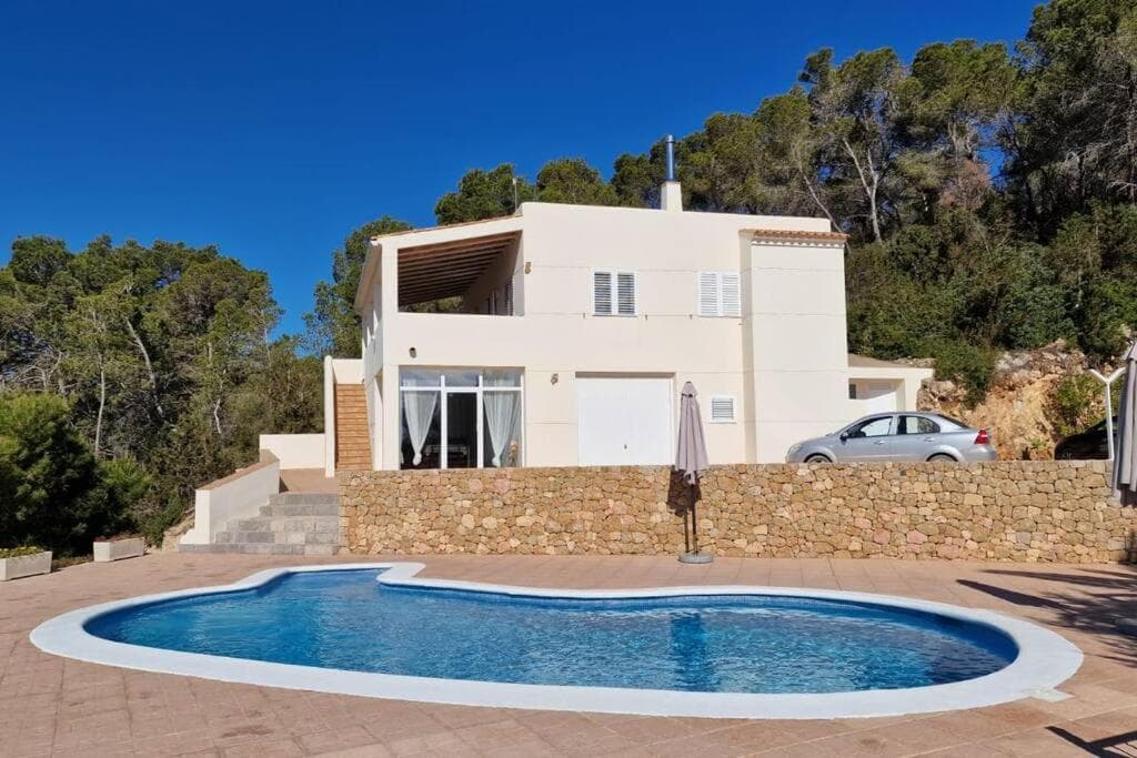 beautiful views with pool in ibiza