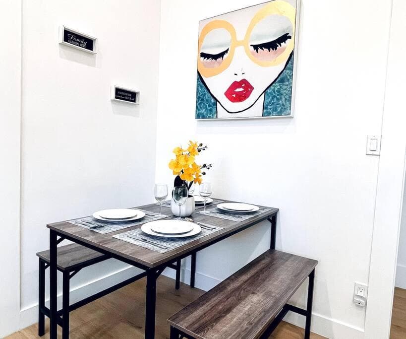 456A - San Jose Downtown Spacious 1br Home/Parking/WIFI