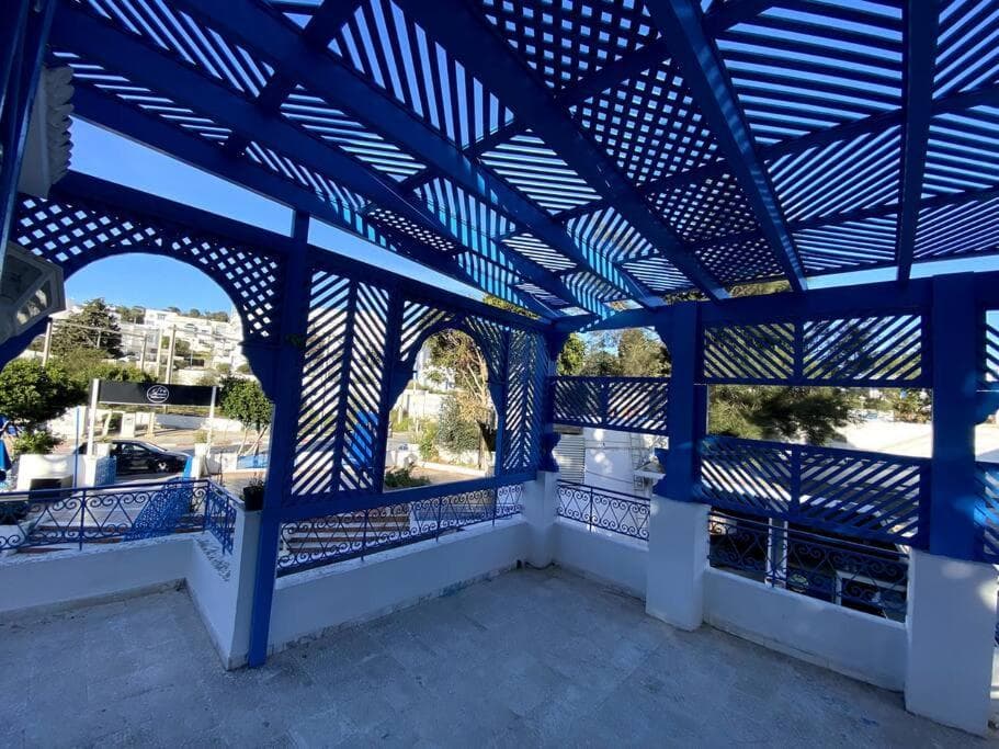 Blue terrace