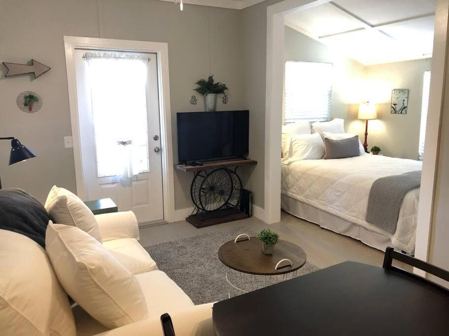 Cozy Apartment Overlooking Downtown and Park NO KIDS, NO PETS