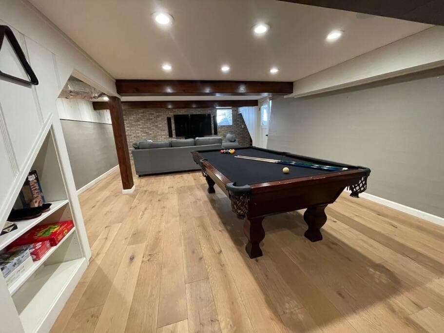 Timeless Tudor w/ Game Room, Pool Table & Hot Tub